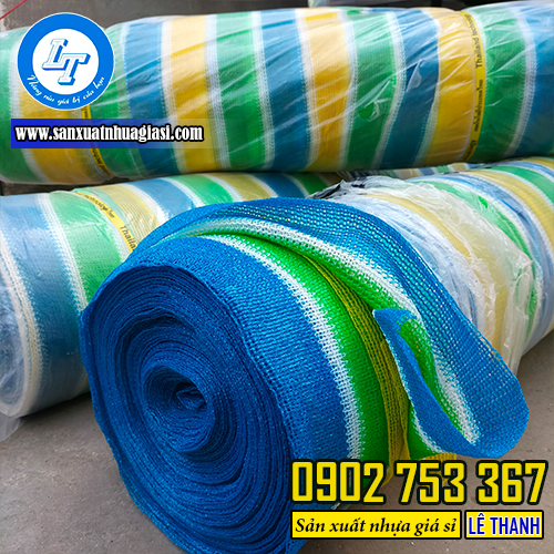 Lưới che nắng sọc nhiều màu Lưới che nắng sọc nhiều màu