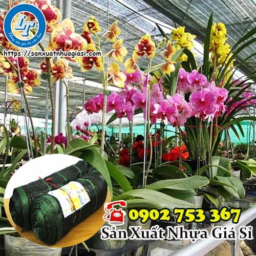 Lưới che nắng cho lan