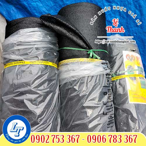 Lưới che nắng dệt kim đài loan màu đen Lưới che nắng dệt kim đài loan màu đen