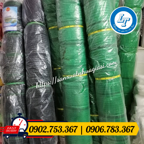 Lưới che nắng màu đen và màu xanh Lưới che nắng màu đen và màu xanh