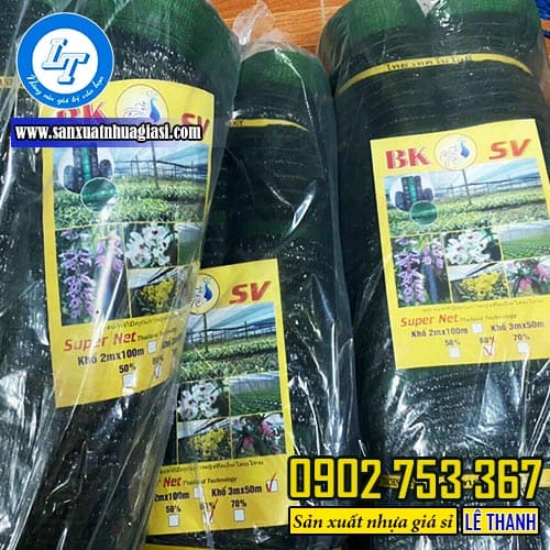 Lưới che nắng Thái Lan che phủ 60%