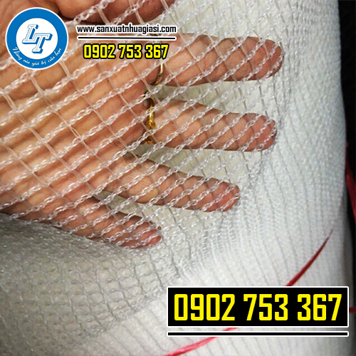 Lưới cước ô vuông màu trắng