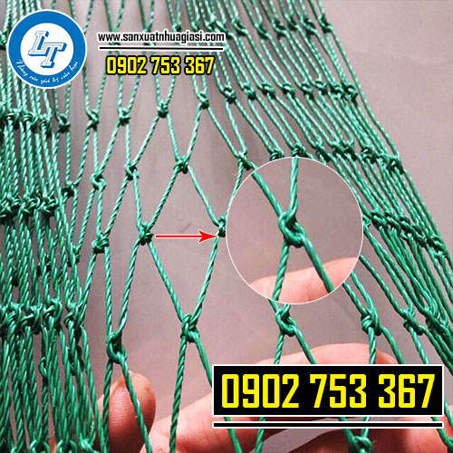 Lưới cước đan chéo quây gà vịt