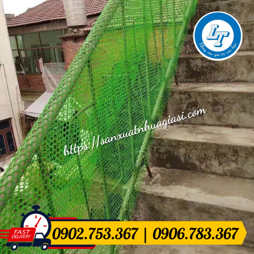 Ứng dụng lưới mủ làm lan can Ứng dụng lưới mủ làm lan can