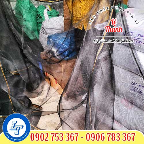 Lưới mùng đen phơi lúa được sản xuất từ nhựa hdpe Lưới mùng đen phơi lúa được sản xuất từ nhựa hdpe