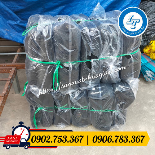 Lưới mùng đen đóng gói dạng cuộn Lưới mùng đen đóng gói dạng cuộn