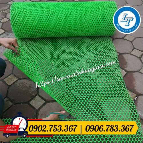 Lưới nhựa dẻo dai, dễ thi công Lưới nhựa dẻo dai, dễ thi công