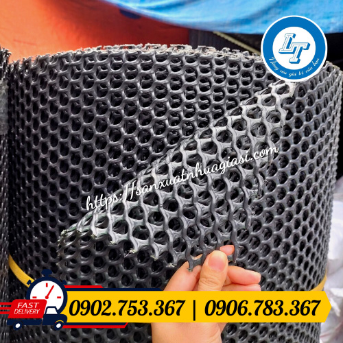 Lưới nhựa đen có độ dẻo dai cao, chịu lực tốt Lưới nhựa đen có độ dẻo dai cao, chịu lực tốt