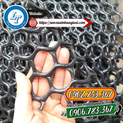 Lưới nhựa đen lỗ 3cm Lưới nhựa đen lỗ 3cm