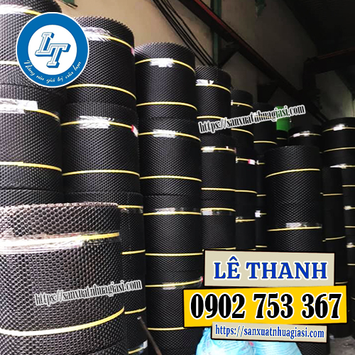 Lưới nhựa dẻo mắt cáo màu đen