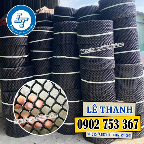 Lưới nhựa mắt cáo đen