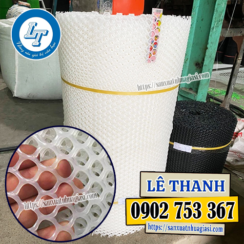 Lưới nhựa mắt cáo trắng
