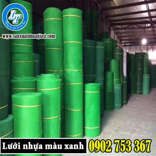 Lưới nhựa màu xanh giá rẻ tại Lê Thanh