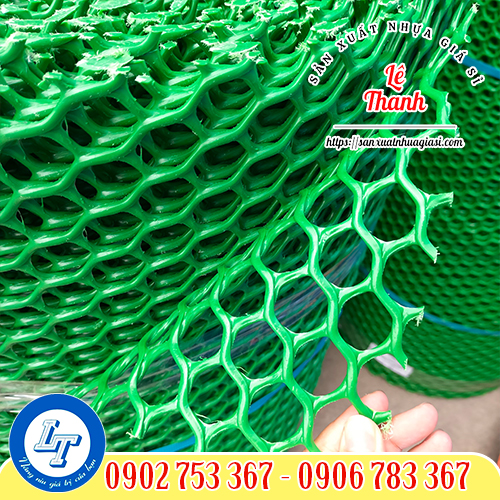Lưới nhựa xanh có độ dẻo dai bền bỉ cao Lưới nhựa xanh có độ dẻo dai bền bỉ cao