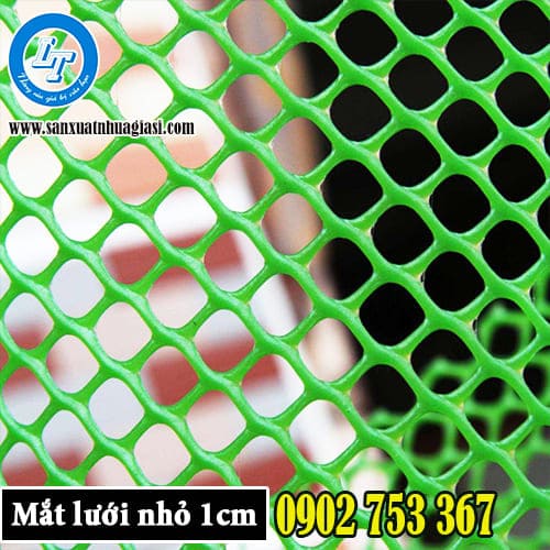 Lưới nhựa xanh mắt lưới 1cm