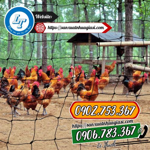 Lưới rào gà, rào vườn màu đen Lưới rào gà, rào vườn màu đen