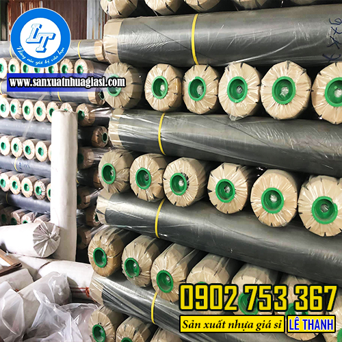 Màng nilon bảo dưỡng bê tông màu đen