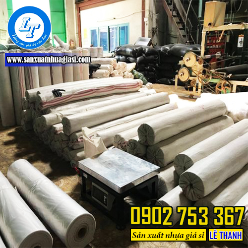 Màng nilon bảo dưỡng bê tông chất lượng tại xưởng