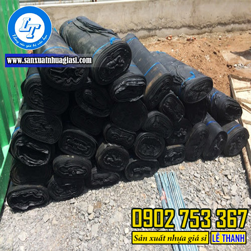 Màng nilon đen lót sản đổ bê tông