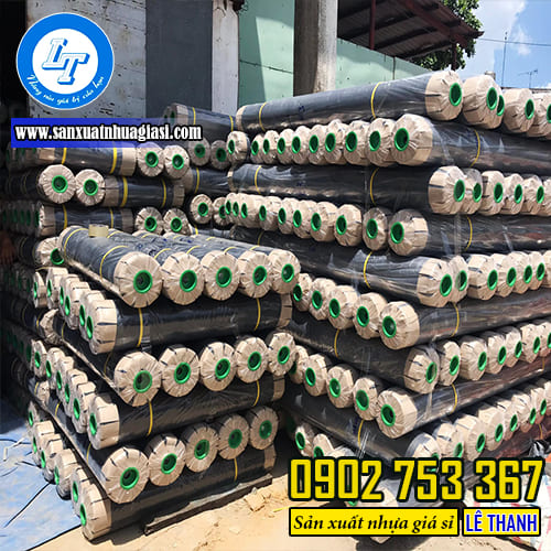 Màng nilon đen cuộn dài 1m, dày 1,4 zem