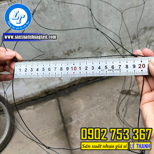 Mắt lưới leo giàn 20x20cm Mắt lưới leo giàn 20x20cm