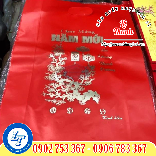 Túi pe đựng lịch màu đỏ Túi pe đựng lịch màu đỏ