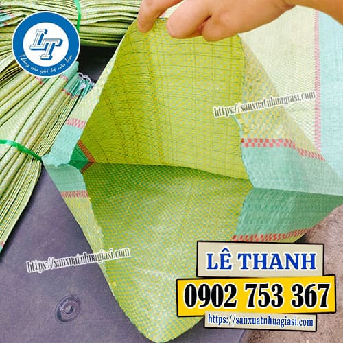 Miệng bao tải dứa được ép nhiệt có độ bền cao, không tưa nhựa