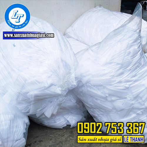 Xốp lưới màu trắng giá sỉ rẻ Lê Thanh