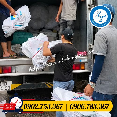 Giao hàng nhanh chóng hỏa tốc bao tải logo Giao hàng nhanh chóng hỏa tốc bao tải logo