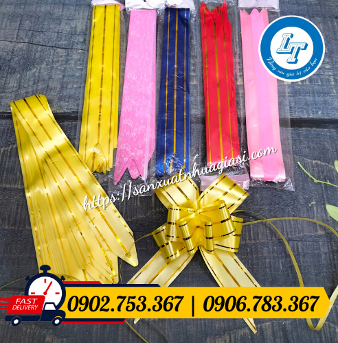 Nơ rút gói quà mẫu mã đa dạng, giá thành sỉ rẻ Nơ rút gói quà mẫu mã đa dạng, giá thành sỉ rẻ