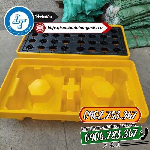 Pallet nhựa chống tràn Pallet nhựa chống tràn