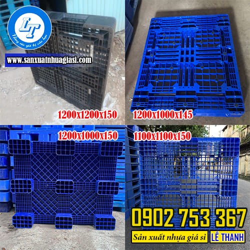 Pallet nhựa nhiều kích thước