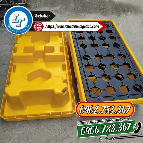 Cấu tạo của pallet nhựa chống tràn Cấu tạo của pallet nhựa chống tràn