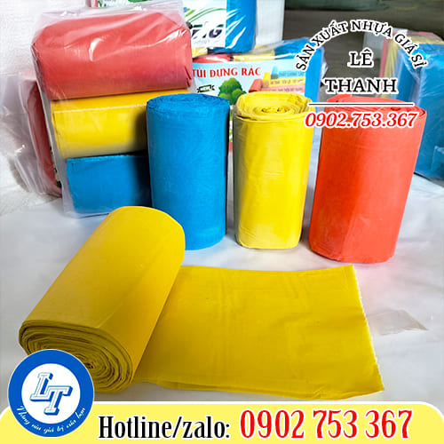 Túi rác cuộn 3 màu