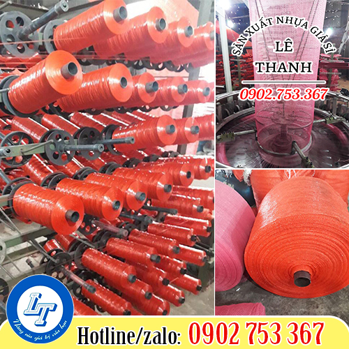 Quá trình sản xuất của bao tải lưới nông sản