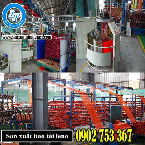 Sản xuất bao tải lưới leno