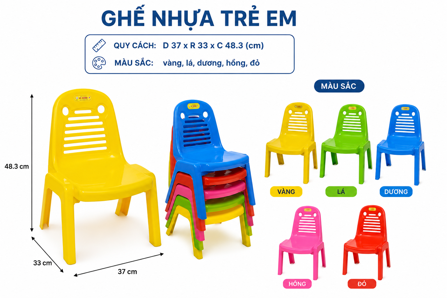 Thông số kỹ thuật ghế nhựa đúc Thông số kỹ thuật ghế nhựa đúc