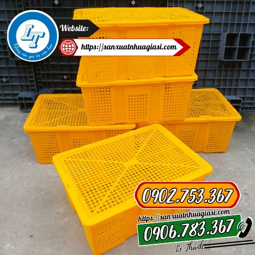 Rổ nhựa C10 màu vàng Rổ nhựa C10 màu vàng