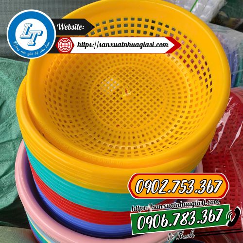 Rổ nhựa tròn sâu lồng Rổ nhựa tròn sâu lồng