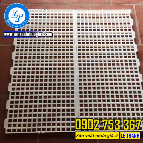 Sàn nhựa chăn nuôi 50x100 lỗ vuông