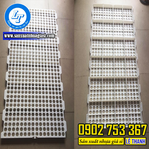 Sàn nhựa chăn nuôi 50x100 lỗ tròn