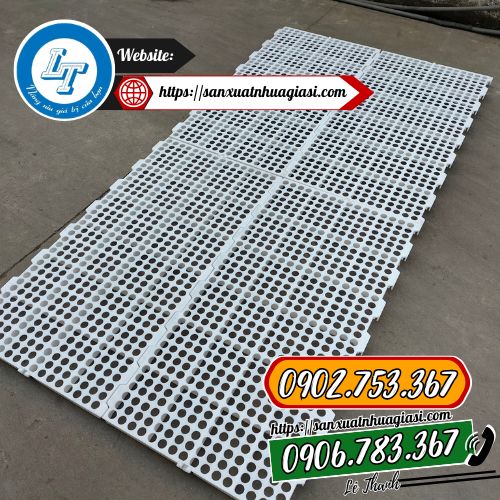 Sàn lót chuồng trại lỗ tròn Sàn lót chuồng trại lỗ tròn