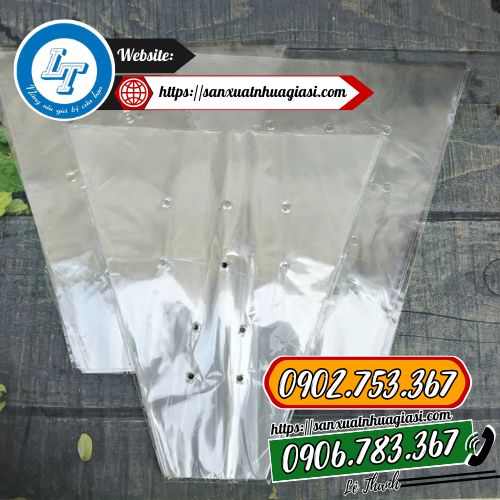 Bề mặt túi bóng kiếng có đục lỗ Bề mặt túi bóng kiếng có đục lỗ
