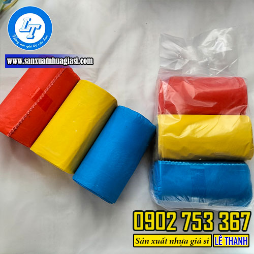 Túi rác cuộn 3 màu Túi rác cuộn 3 màu