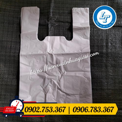 Túi xốp siêu thị trắng sữa Túi xốp siêu thị trắng sữa