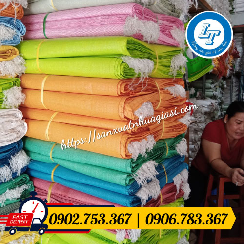Sản xuất bao tải đựng gạo đủ màu Sản xuất bao tải đựng gạo đủ màu