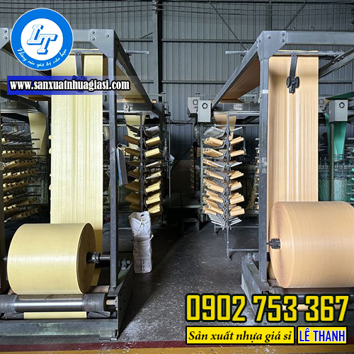 Sản xuất cuộn manh pp dệt tại xưởng Sản xuất cuộn manh pp dệt tại xưởng