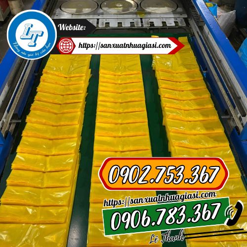 Sản xuất túi bóng mỡ màu vàng Sản xuất túi bóng mỡ màu vàng