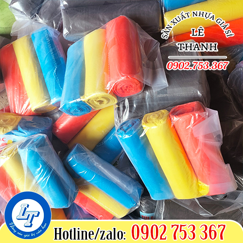 Sản xuất túi rác cuộn màu theo yêu cầu Sản xuất túi rác cuộn màu theo yêu cầu