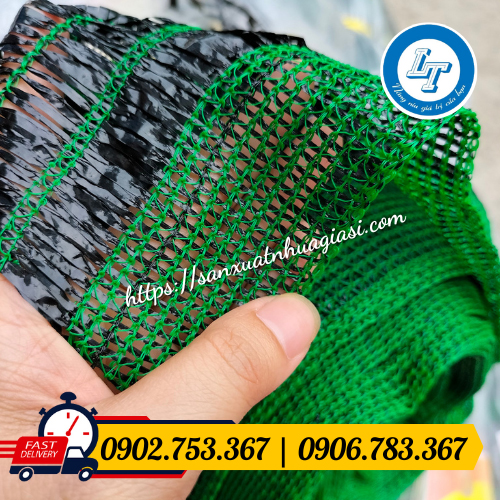 Độ che phủ của lưới che nắng vườn rau có từ 30% đến 50% Độ che phủ của lưới che nắng vườn rau có từ 30% đến 50%